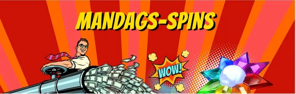 Kapow mandags spins