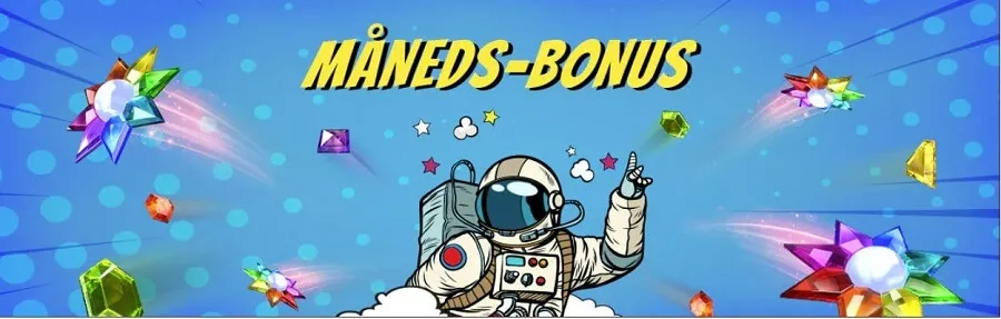 Månedsbonus hos Kapow Casino