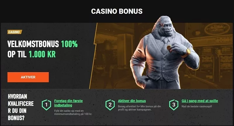 Betinia Casino bonus