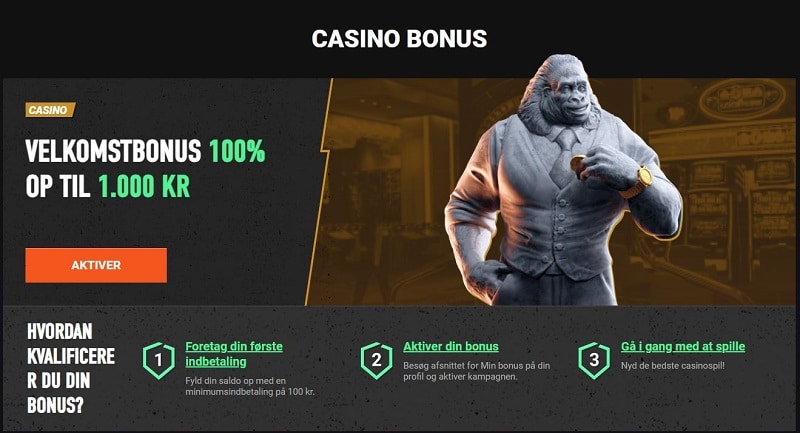 Betinia Casino bonus