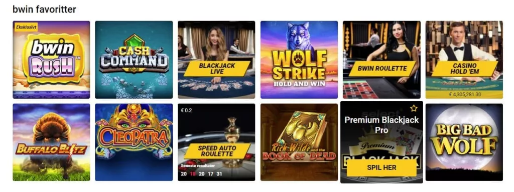 bwin casino spil