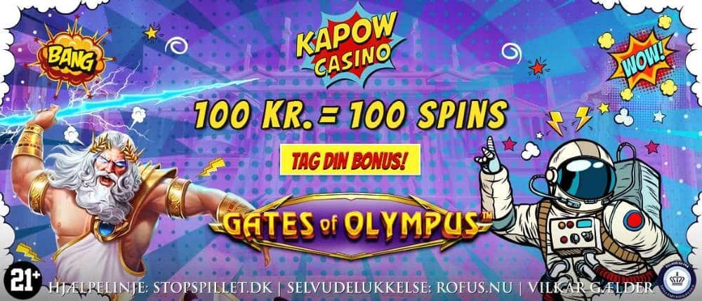 Kapow casino bonus